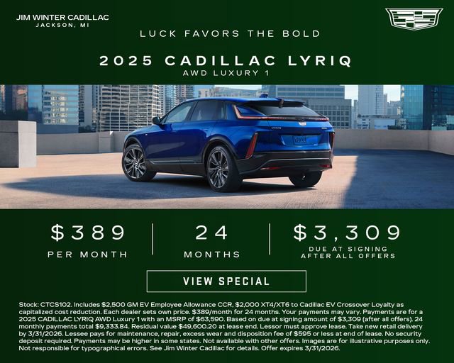 New 2025 Cadillac Lyriq Luxury w/ LPO, Floor Liner Package image 3