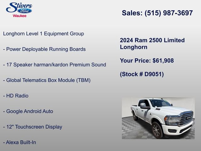 Used 2024 RAM 2500 Limited w/ Safety Group AWD/4WD image 12