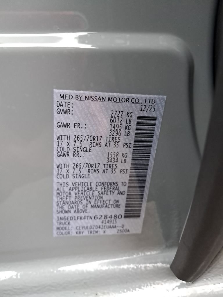 New 2026 Nissan Frontier PRO-4X w/ Tow Package image 31