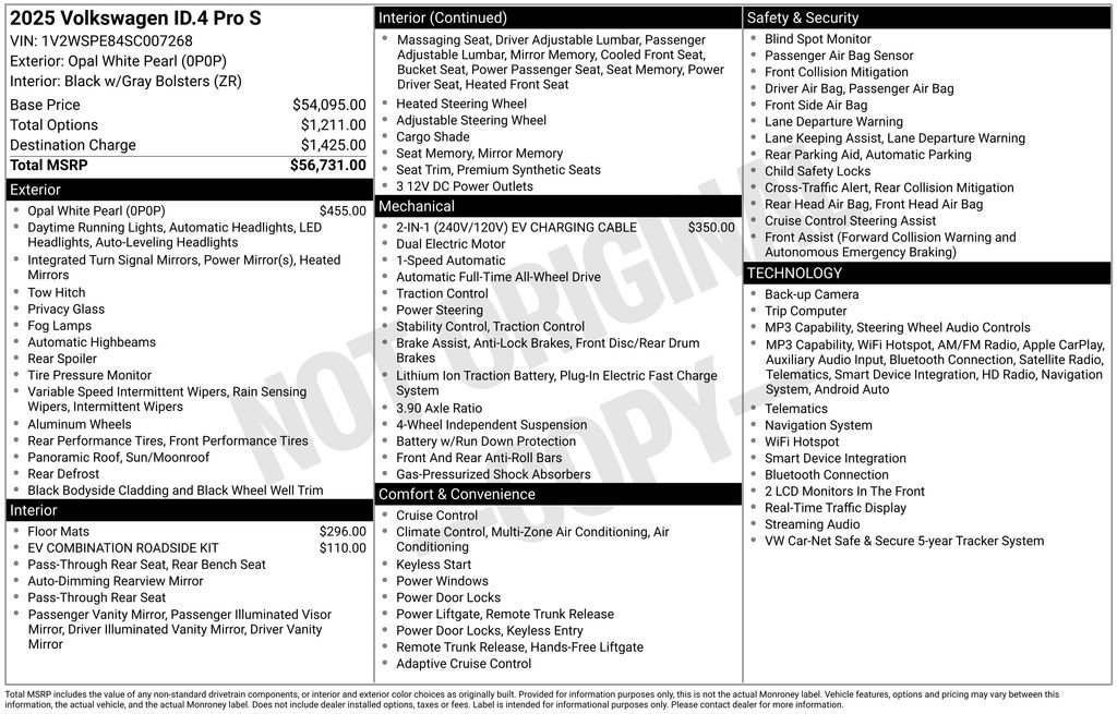 Certified 2025 Volkswagen ID.4 Pro S AWD/4WD image 12