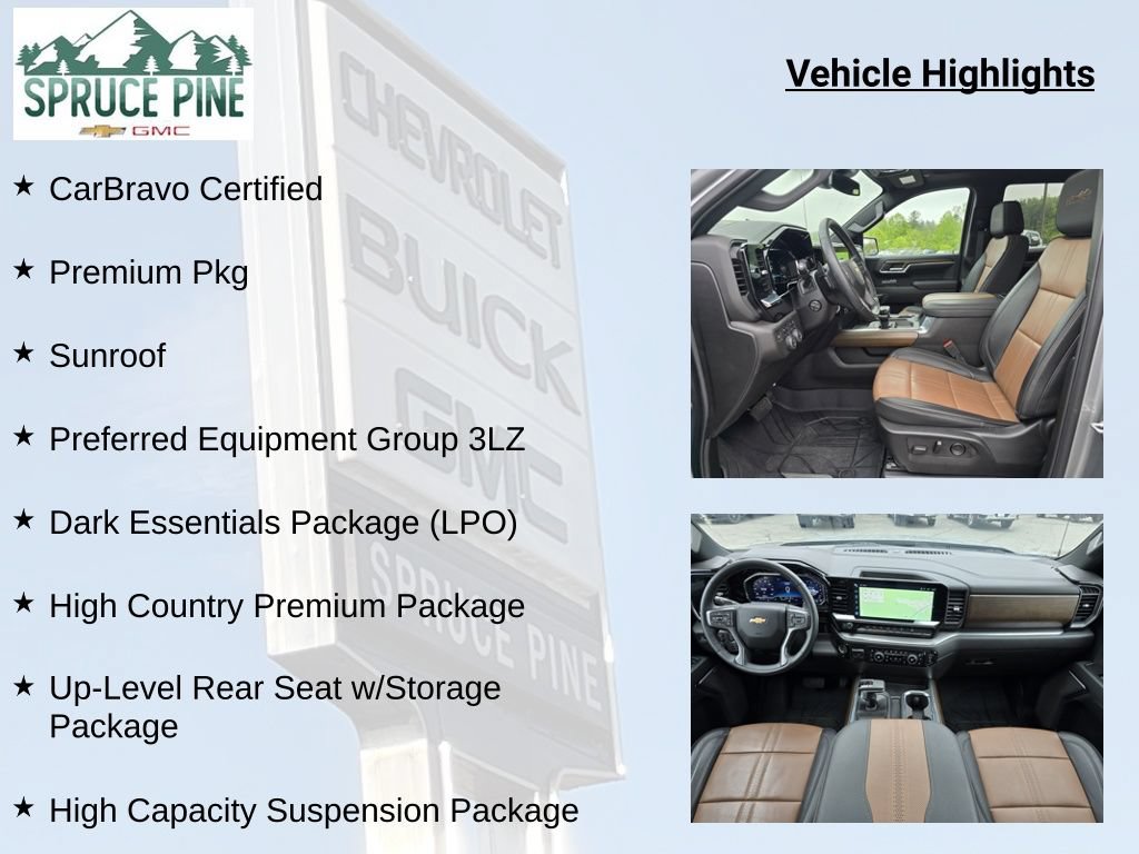 Certified 2024 Chevrolet Silverado 1500 High Country w/ High Country Premium Package AWD/4WD image 9