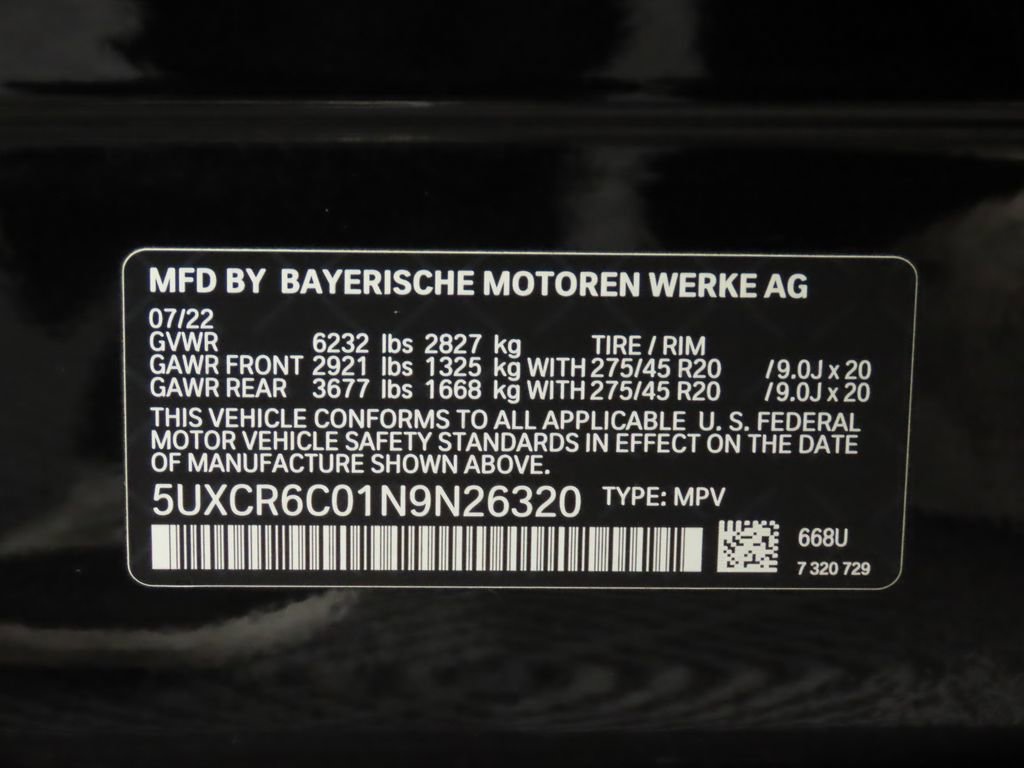 Used 2022 BMW X5 xDrive40i w/ Parking Assistance Package image 36