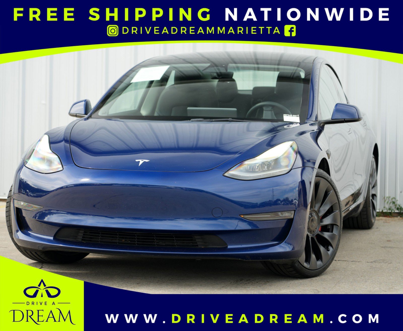 Used 2023 Tesla Model 3 Performance