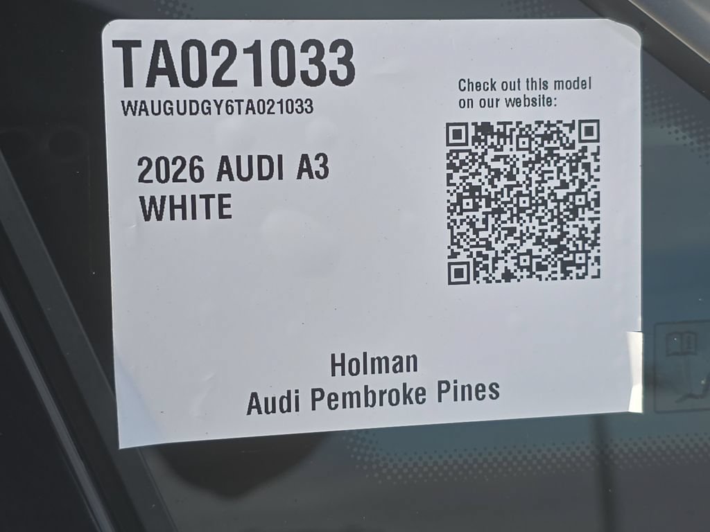 Certified 2026 Audi A3 2.0T Premium w/ Convenience Package AWD/4WD image 28