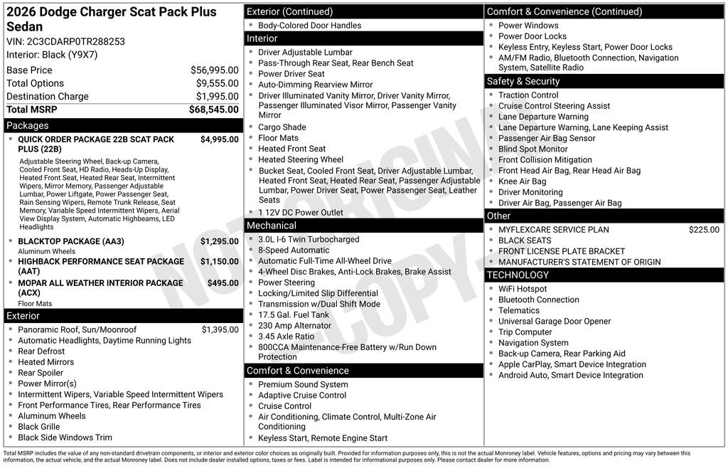 New 2026 Dodge Charger Scat Pack AWD/4WD image 44