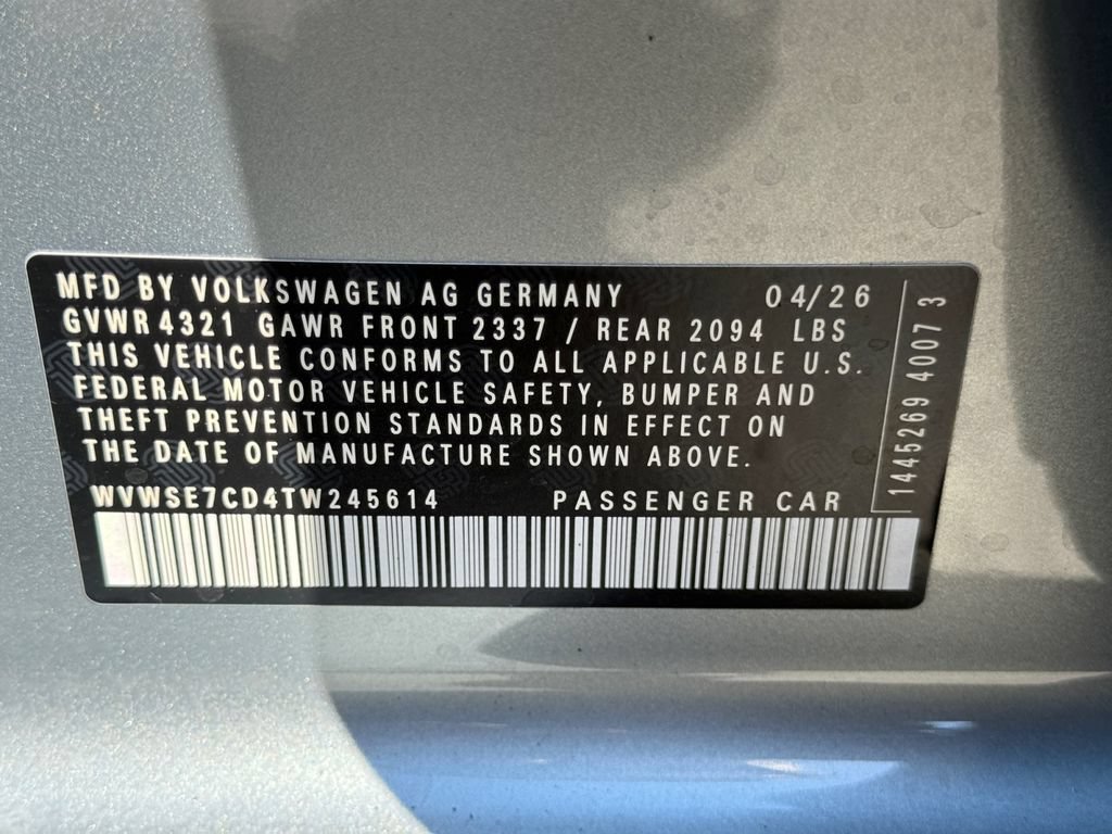 New 2026 Volkswagen GTI SE FWD image 27