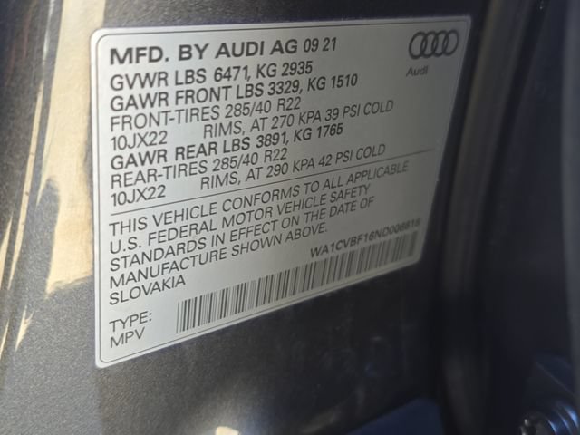 Used 2022 Audi Q8 Prestige AWD/4WD image 39