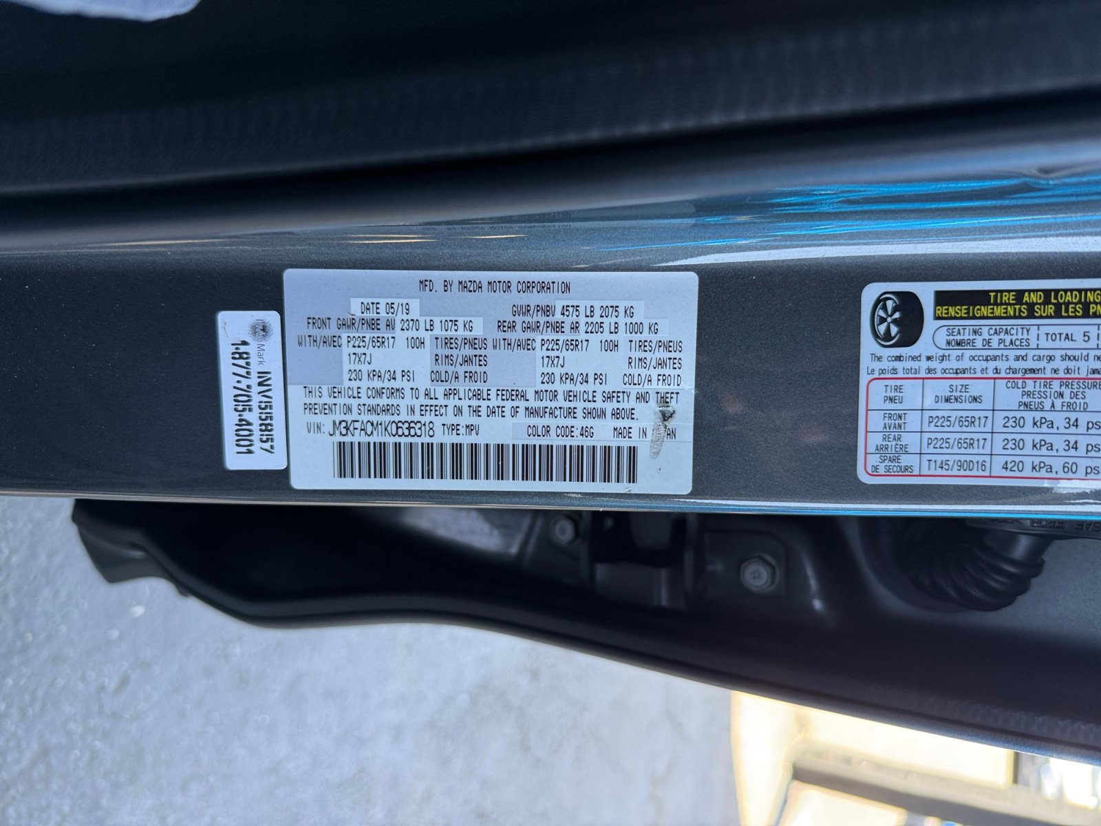 Used 2019 MAZDA CX-5 Touring FWD image 24