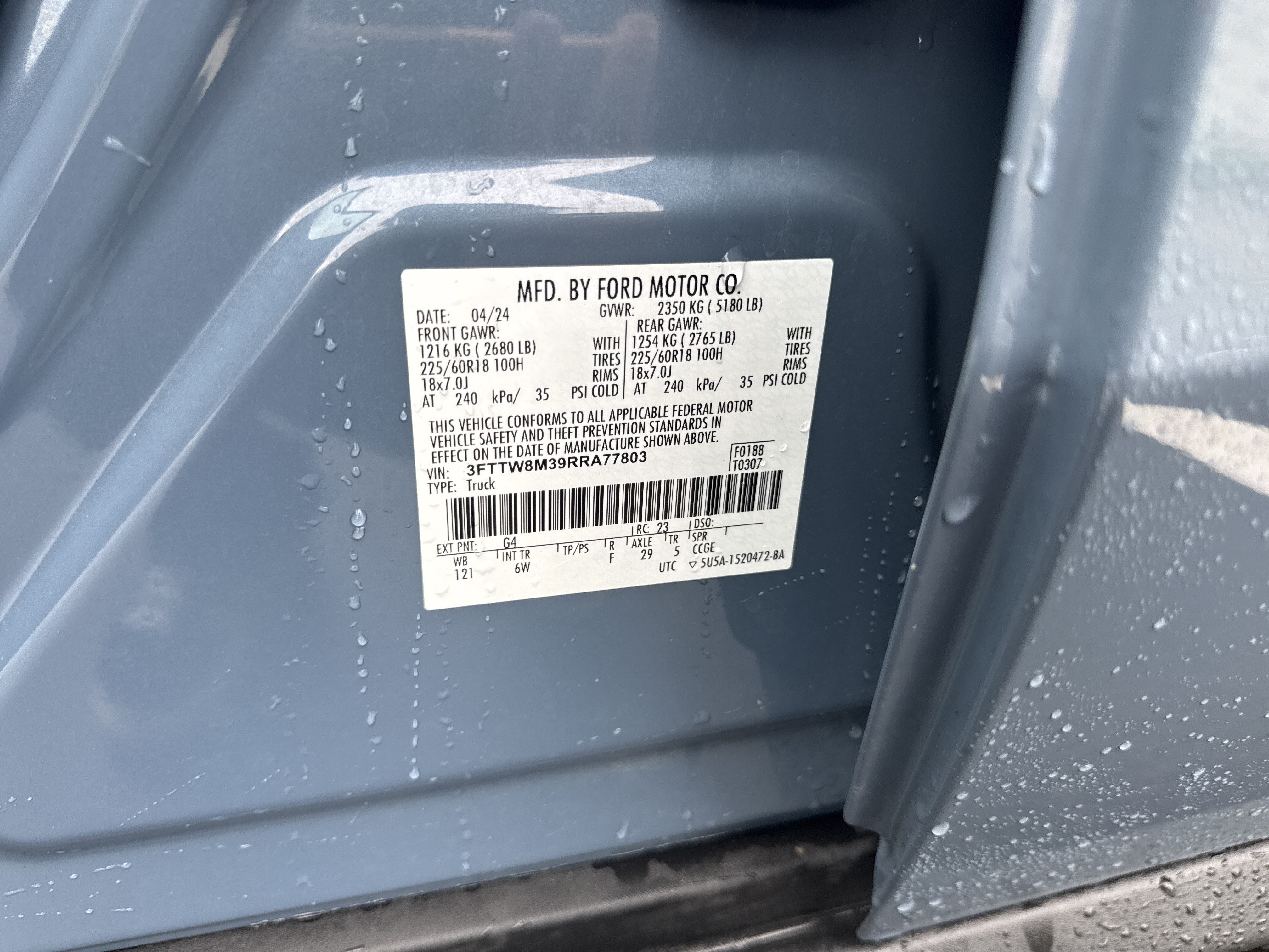 Used 2024 Ford Maverick Lariat w/ Black Appearance Package FWD image 34