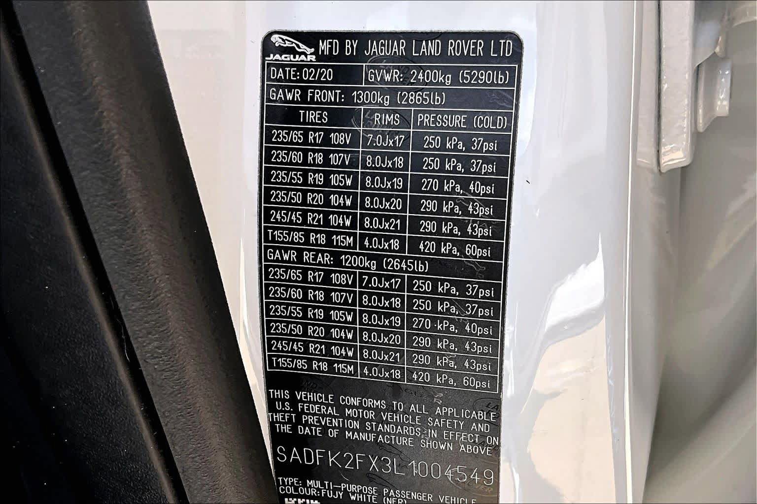 Used 2020 Jaguar E-PACE AWD/4WD image 37