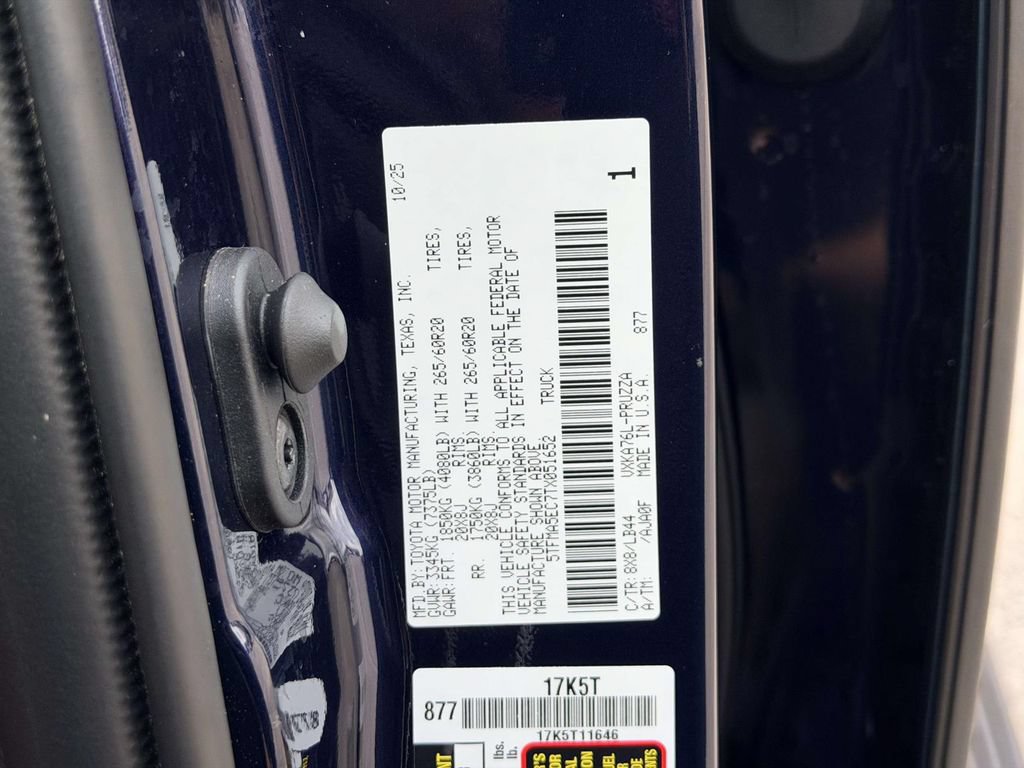 Certified 2026 Toyota Tundra 1794 Edition AWD/4WD image 27