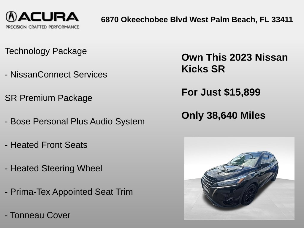 Used 2023 Nissan Kicks SR w/ SR Premium Package FWD image 6