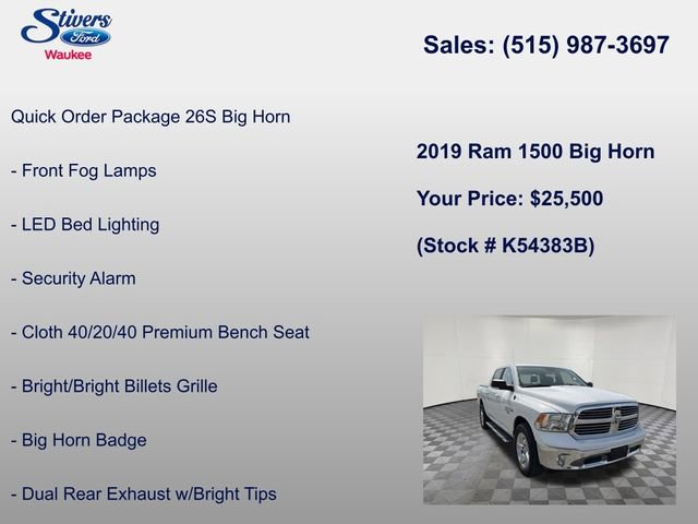 Used 2019 RAM 1500 Big Horn image 21