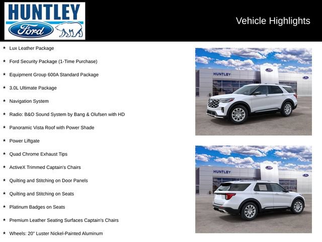 New 2027 Ford Explorer Platinum AWD/4WD image 2