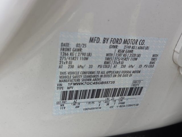 Used 2025 Ford Explorer ST w/ Sun And Sound Package RWD image 6