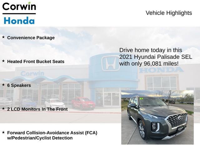 Used 2021 Hyundai Palisade SEL w/ Convenience Package FWD image 6