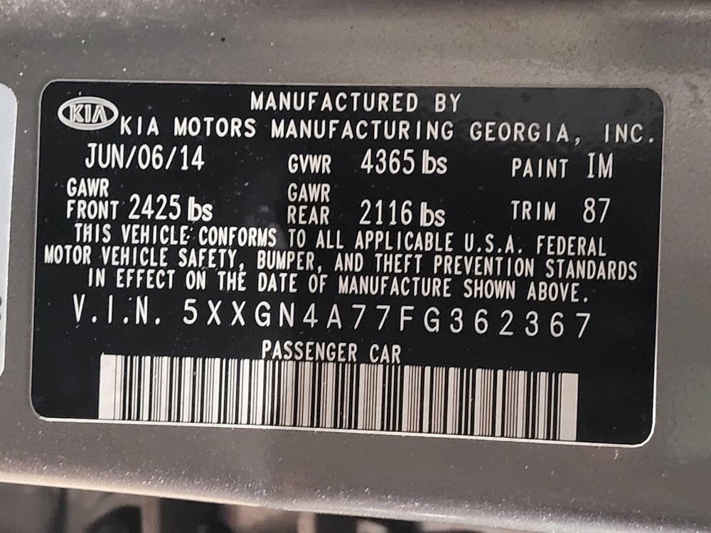 Used 2015 Kia Optima EX w/ Paint Protection Film Package FWD image 33