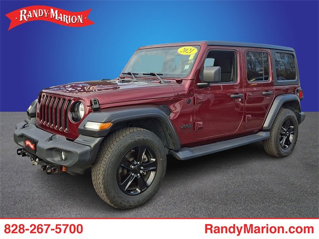 Used 2021 Jeep Wrangler Unlimited Sport image 1