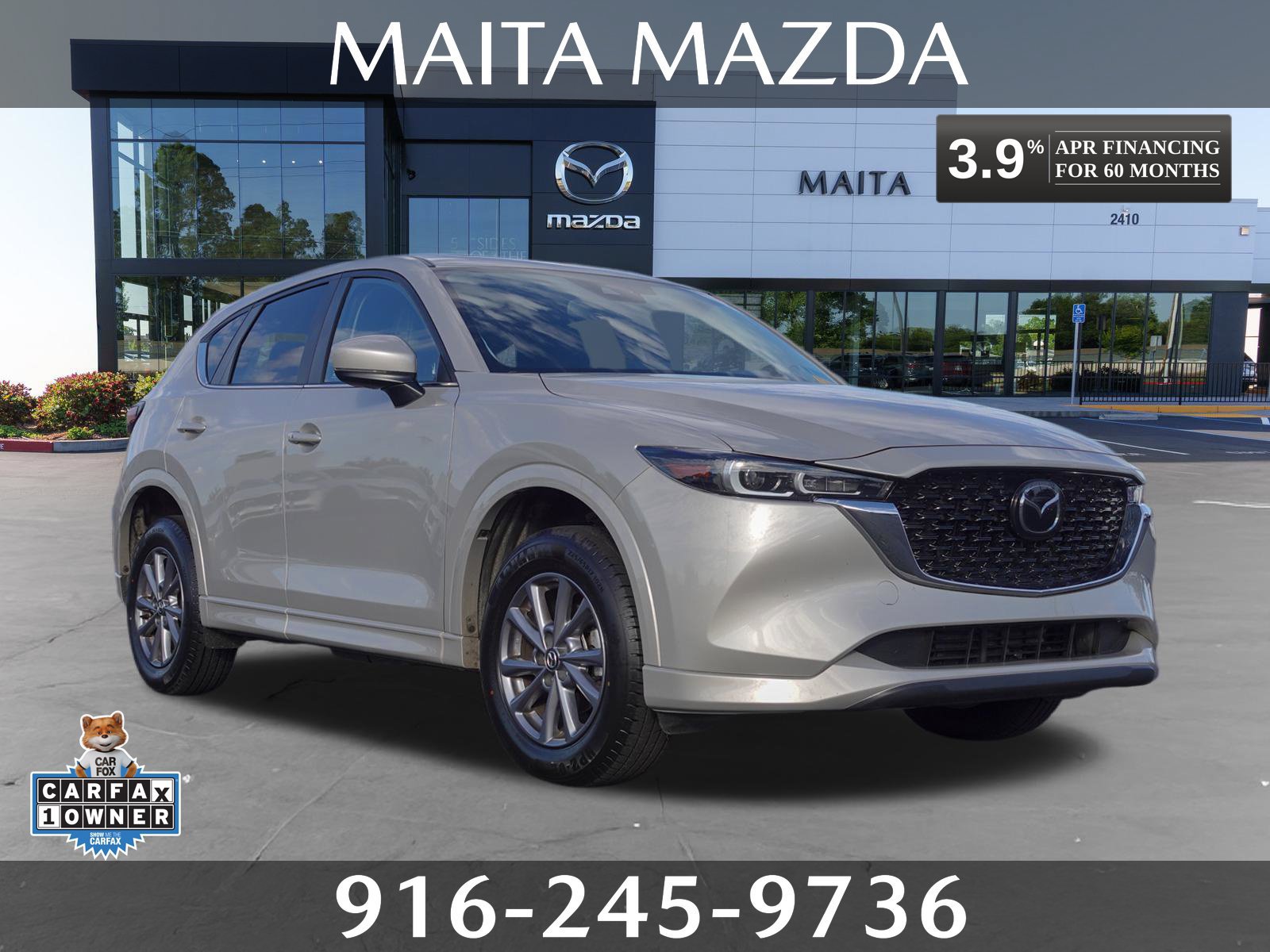 Certified 2025 MAZDA CX-5 AWD 2.5 S w/ Preferred Package 360° Tour