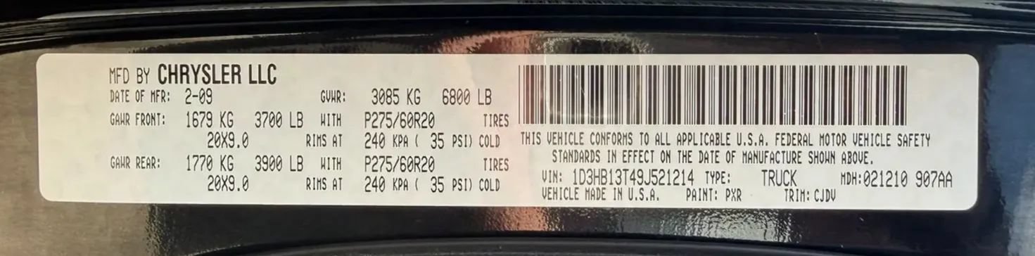 Used 2009 Dodge Ram 1500 Truck Sport RWD image 33