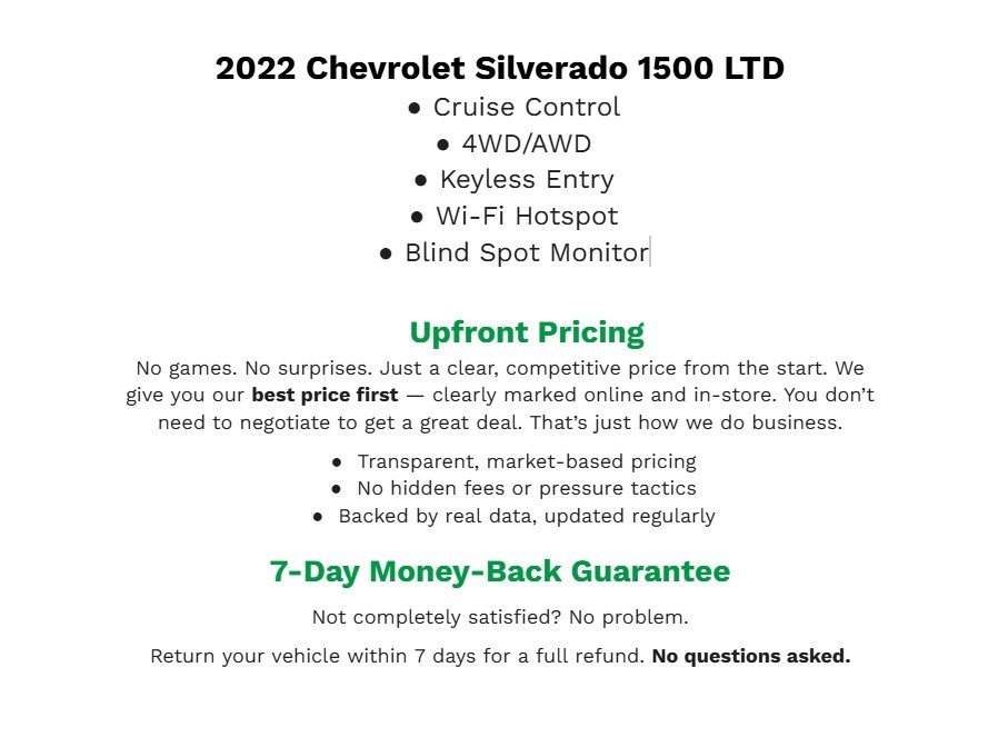 Certified 2022 Chevrolet Silverado 1500 RST AWD/4WD image 33