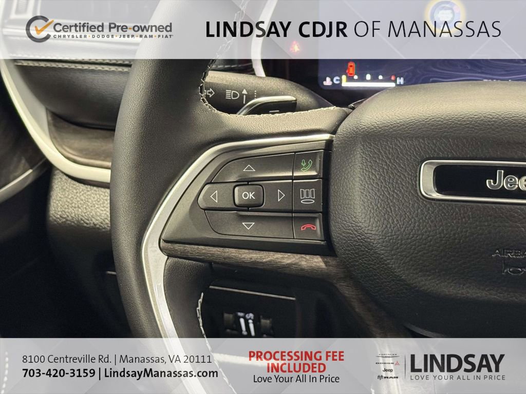 Certified 2025 Jeep Grand Cherokee L Limited w/ Luxury Tech Group II AWD/4WD image 33