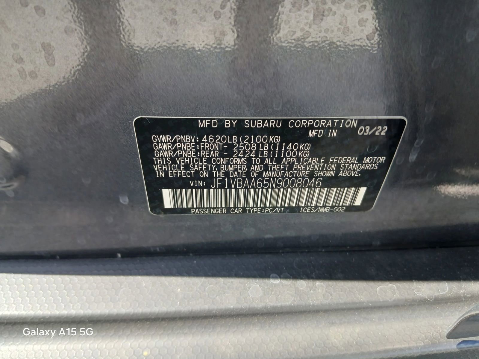 Used 2022 Subaru WRX AWD/4WD image 10