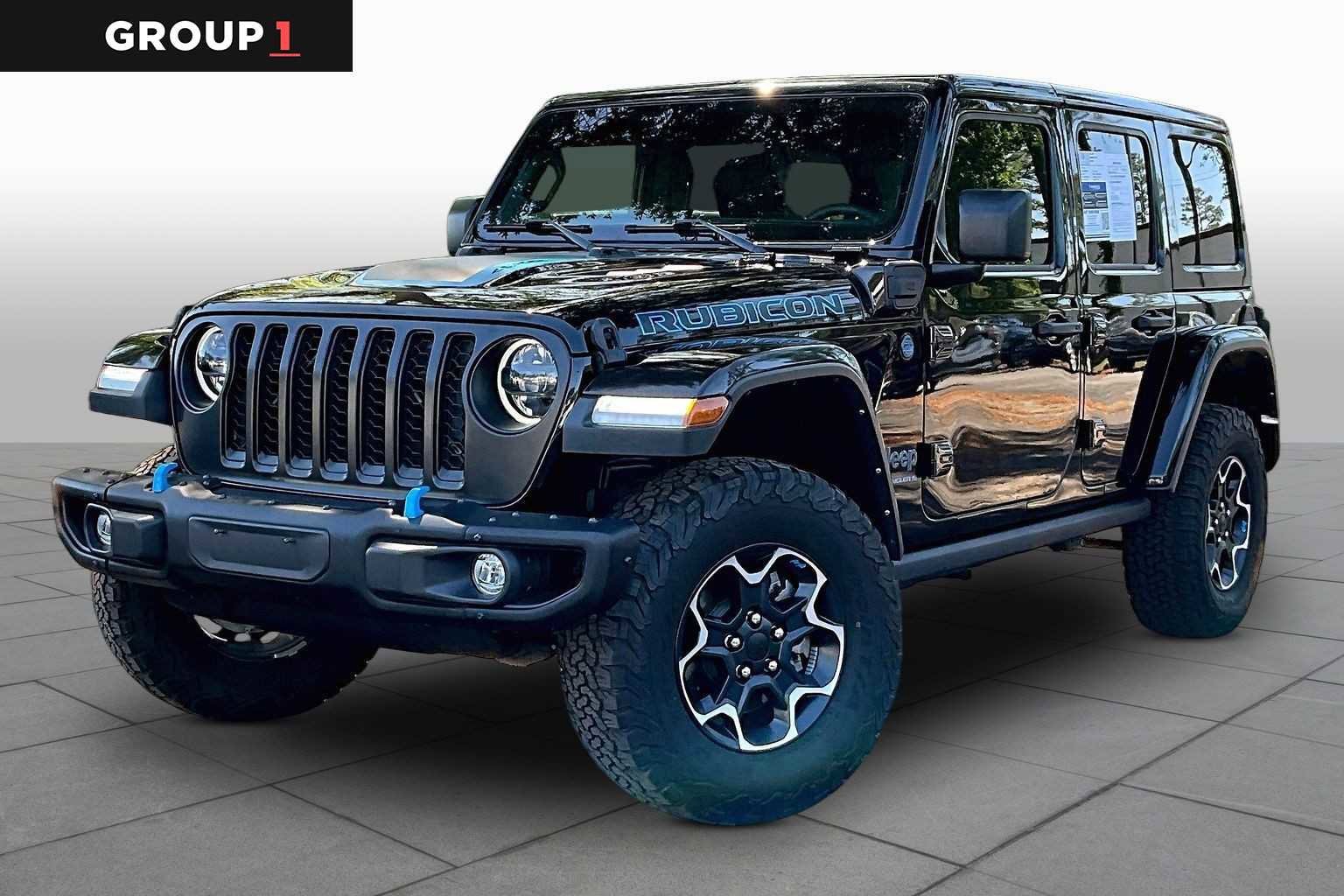Used 2023 Jeep Wrangler Unlimited Rubicon 4xe w/ Steel Bumper Group image 1
