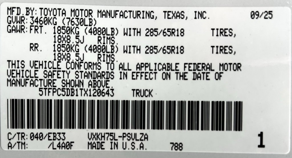 New 2026 Toyota Tundra TRD Pro image 28