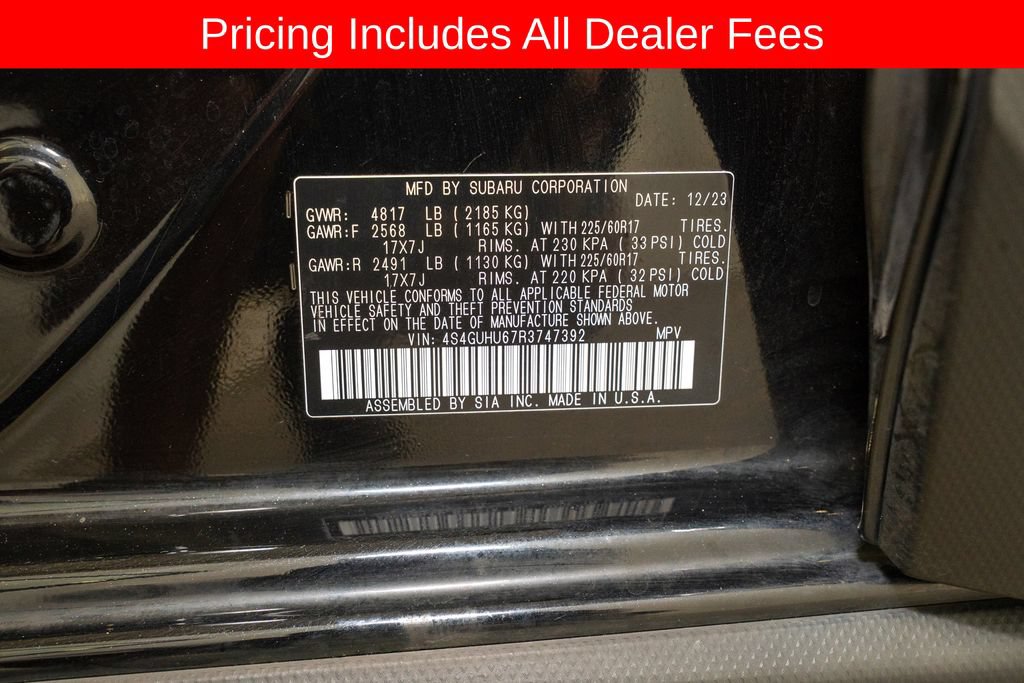 Used 2024 Subaru Crosstrek 2.5i Wilderness w/ Crosstrek Mirror Package AWD/4WD image 22