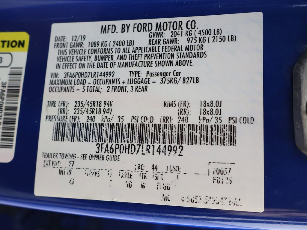 Used 2020 Ford Fusion SE w/ Equipment Group 151A image 49