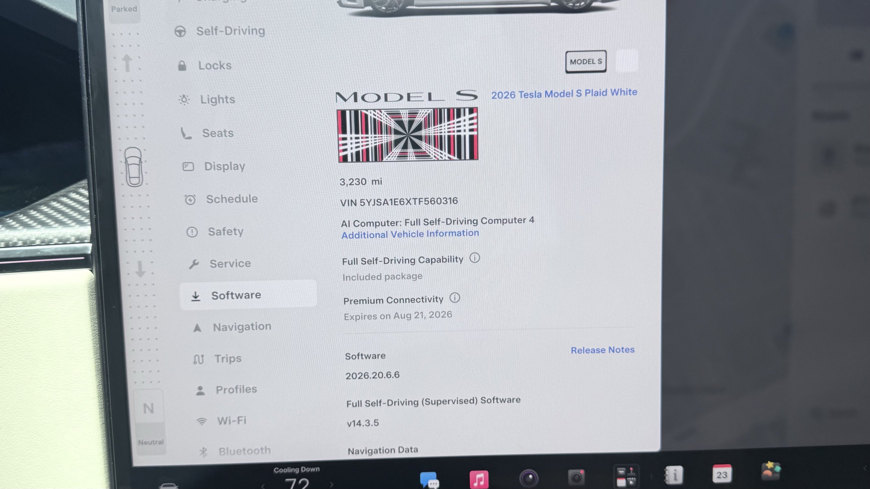 Used 2026 Tesla Model S Plaid AWD/4WD image 3