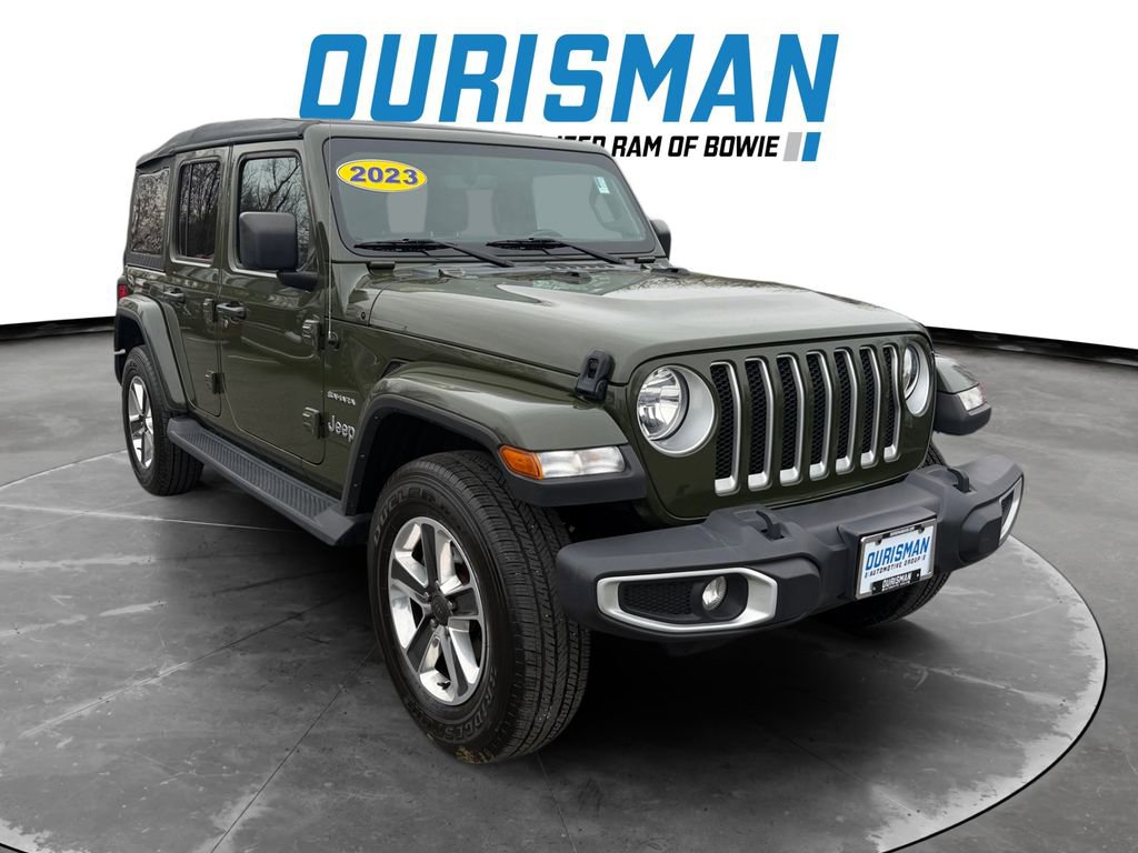 Used 2023 Jeep Wrangler Sahara w/ Cold Weather Group