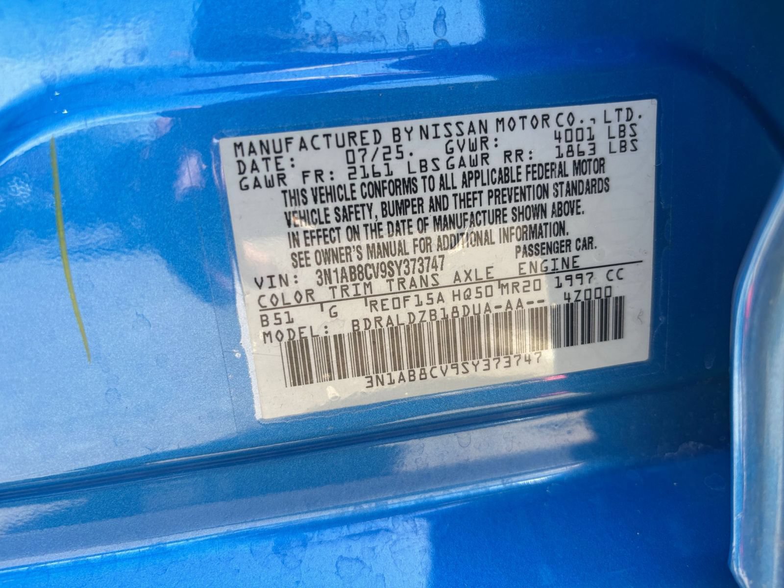 Used 2025 Nissan Sentra SV FWD image 26