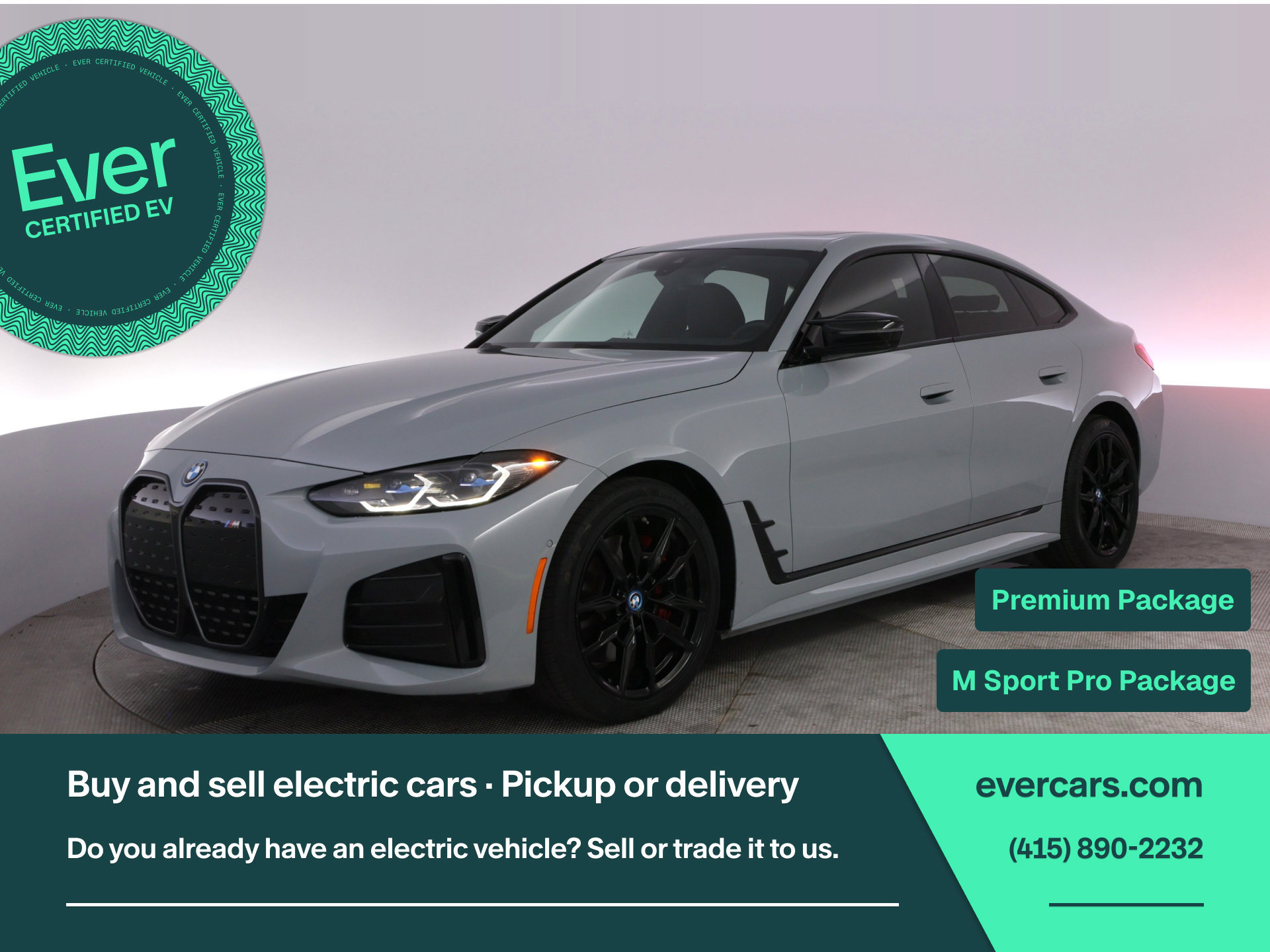 Used 2023 BMW i4 M50 w/ Premium Package AWD/4WD image 1