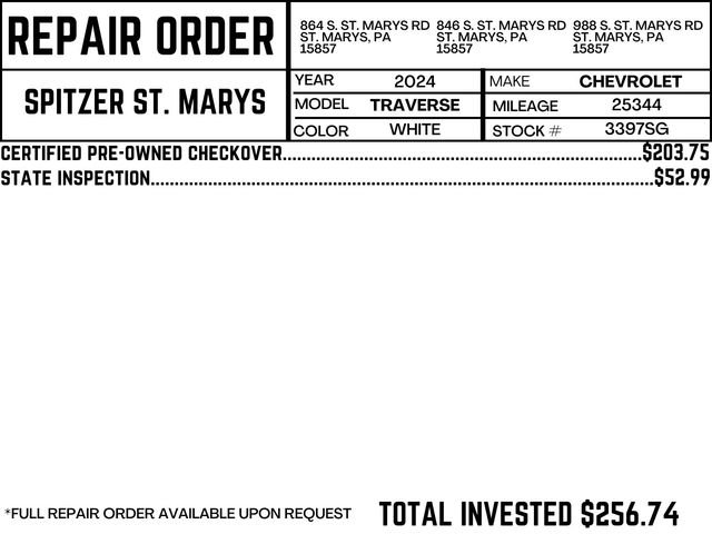 Used 2024 Chevrolet Traverse Z71 image 4