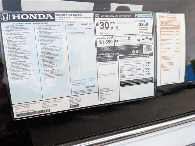 New 2026 Honda CR-V EX-L image 17