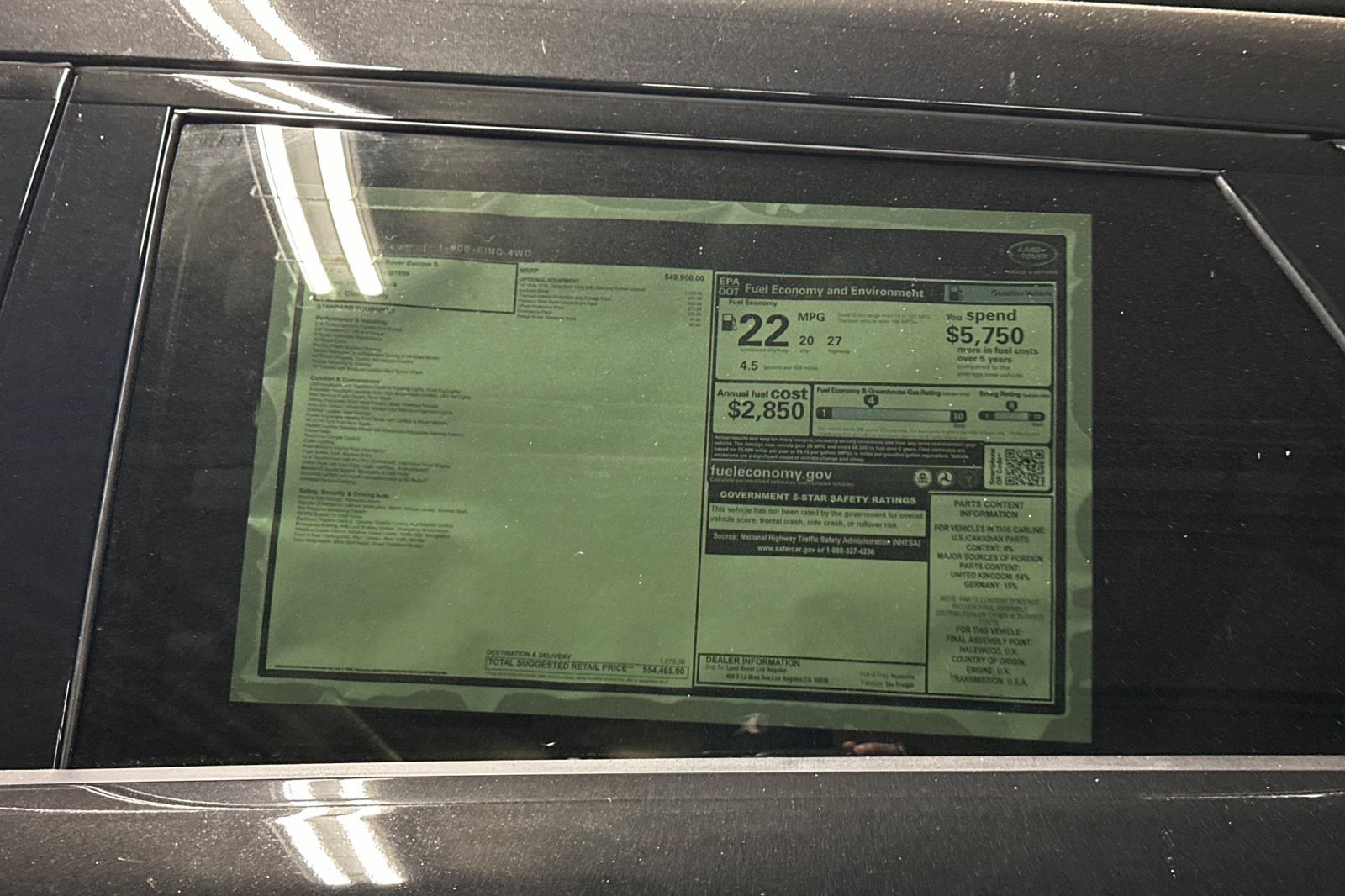 New 2026 Land Rover Range Rover Evoque S image 30