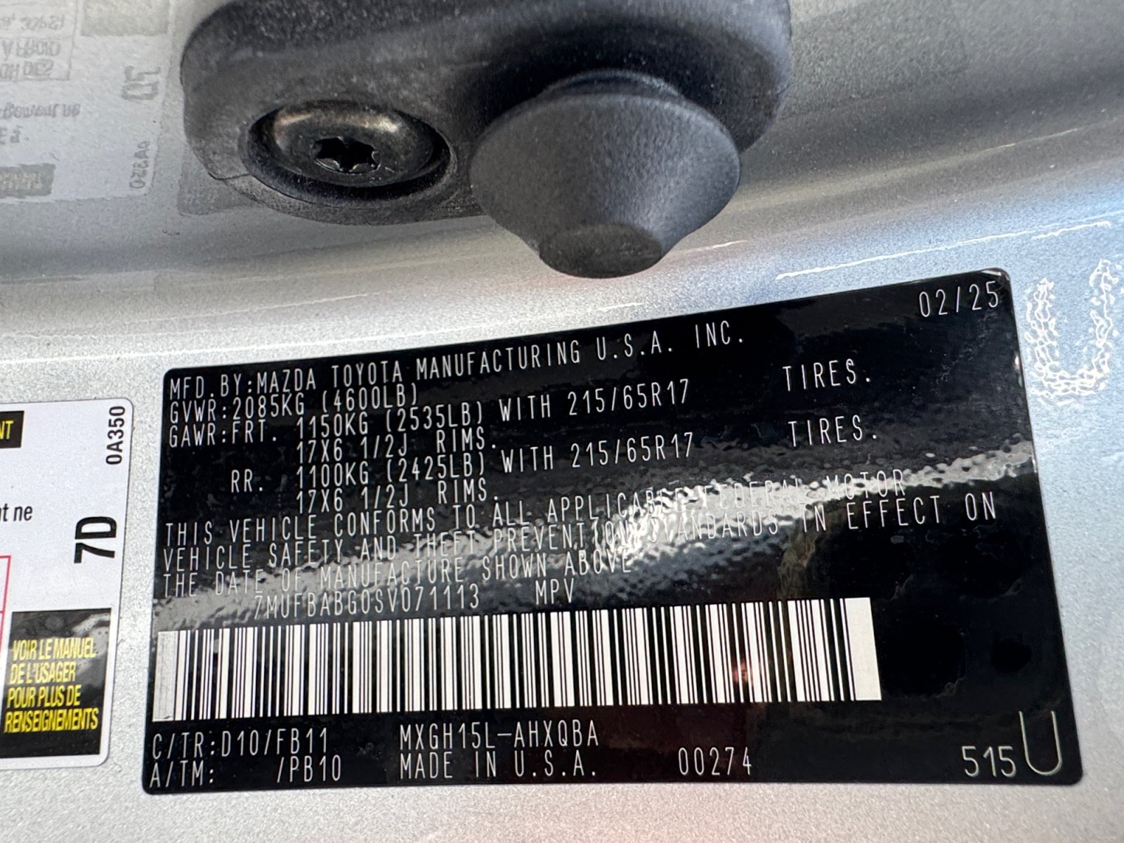 Used 2025 Toyota Corolla Cross AWD Hybrid image 16