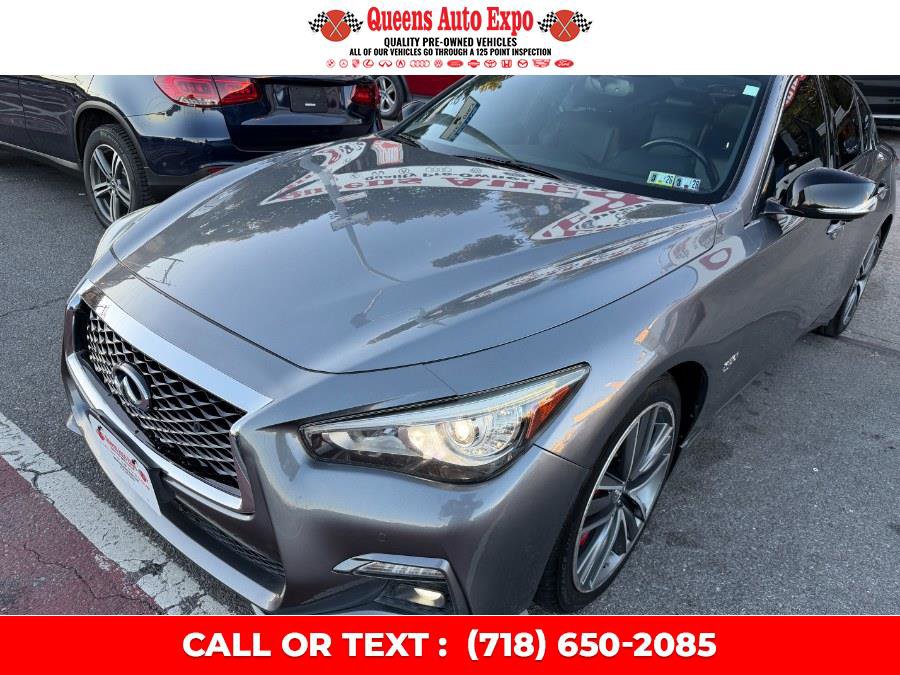 Used 2018 INFINITI Q50 Red Sport 400 w/ Sensory Package (Sport) image 3