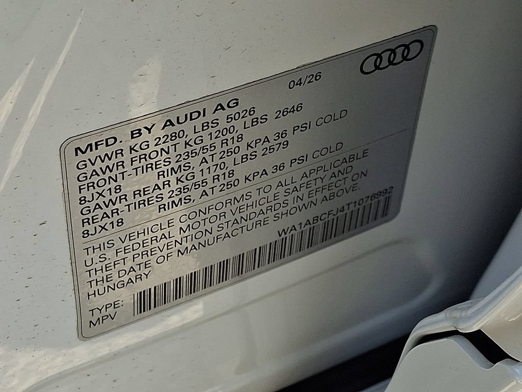 New 2026 Audi Q3 quattro 2.0T AWD/4WD image 11