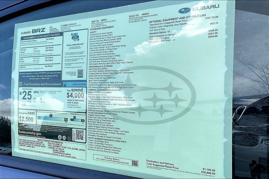 New 2026 Subaru BRZ Limited image 17