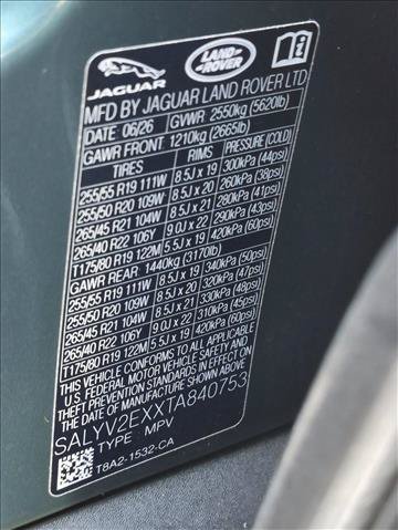 New 2026 Land Rover Range Rover Velar Belgravia AWD/4WD image 17