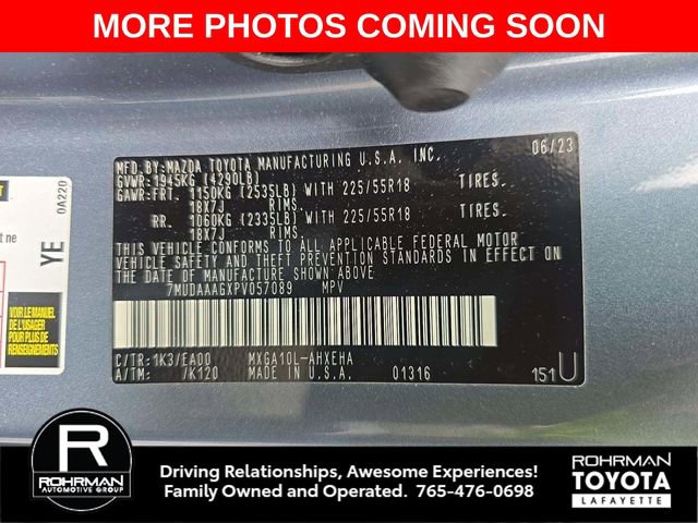 Used 2023 Toyota Corolla Cross XLE w/ Convenience Package image 9