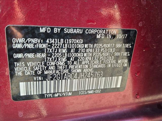 Used 2018 Subaru Crosstrek 2.0i Premium AWD/4WD image 15