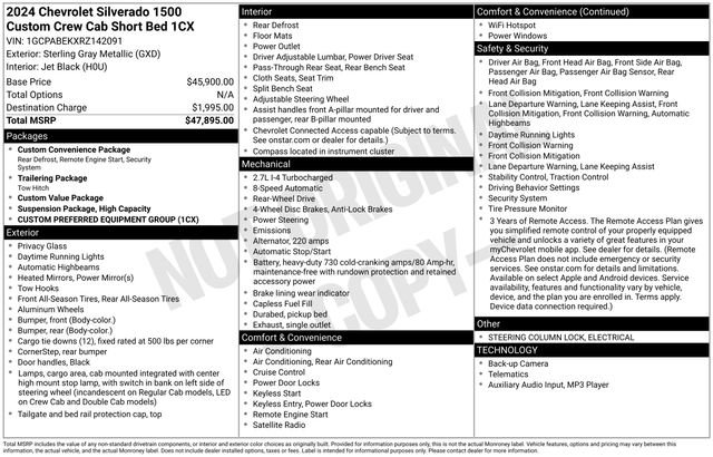 Used 2024 Chevrolet Silverado 1500 Custom image 6