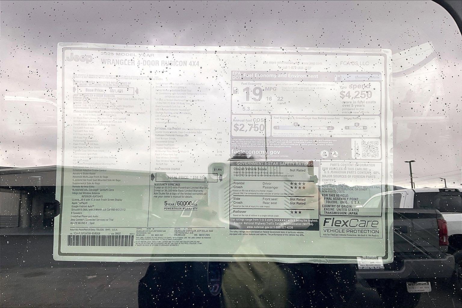 New 2025 Jeep Wrangler Unlimited Rubicon w/ Steel Bumper Group image 14