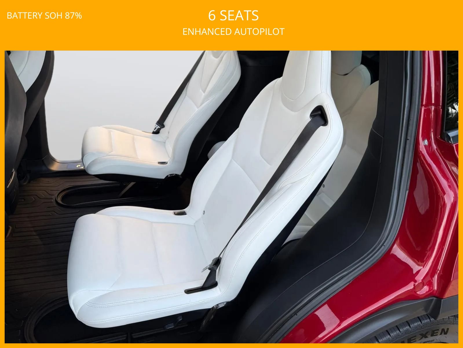 Used 2018 Tesla Model X 100D AWD/4WD image 2