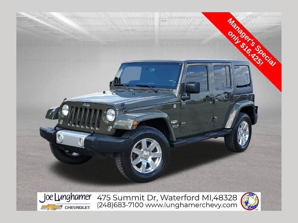 Used 2015 Jeep Wrangler Unlimited Sahara w/ Dual Top Group