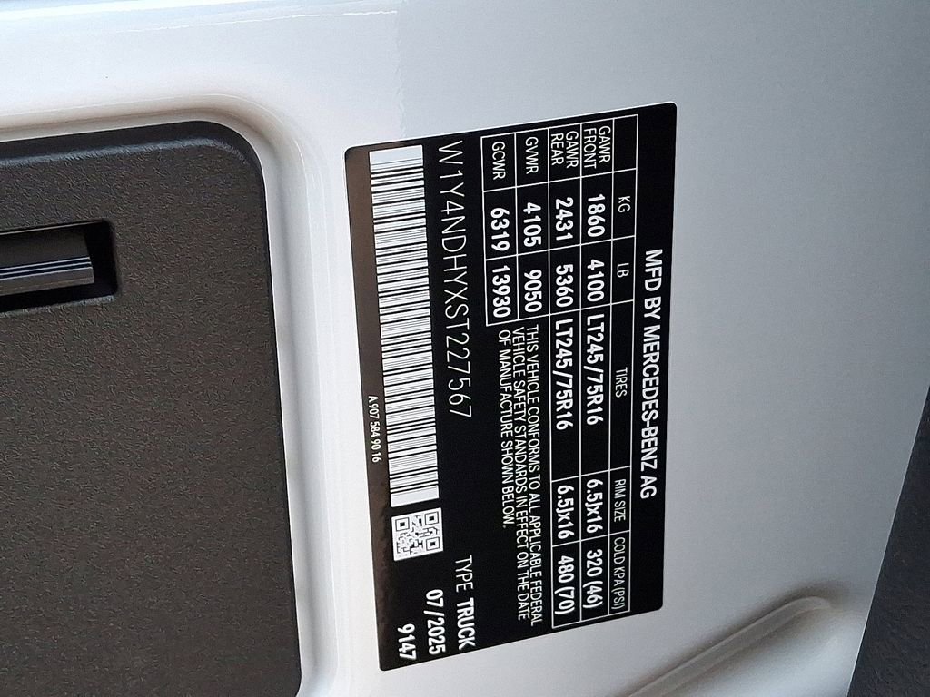 New 2025 Mercedes-Benz Sprinter 2500 image 14